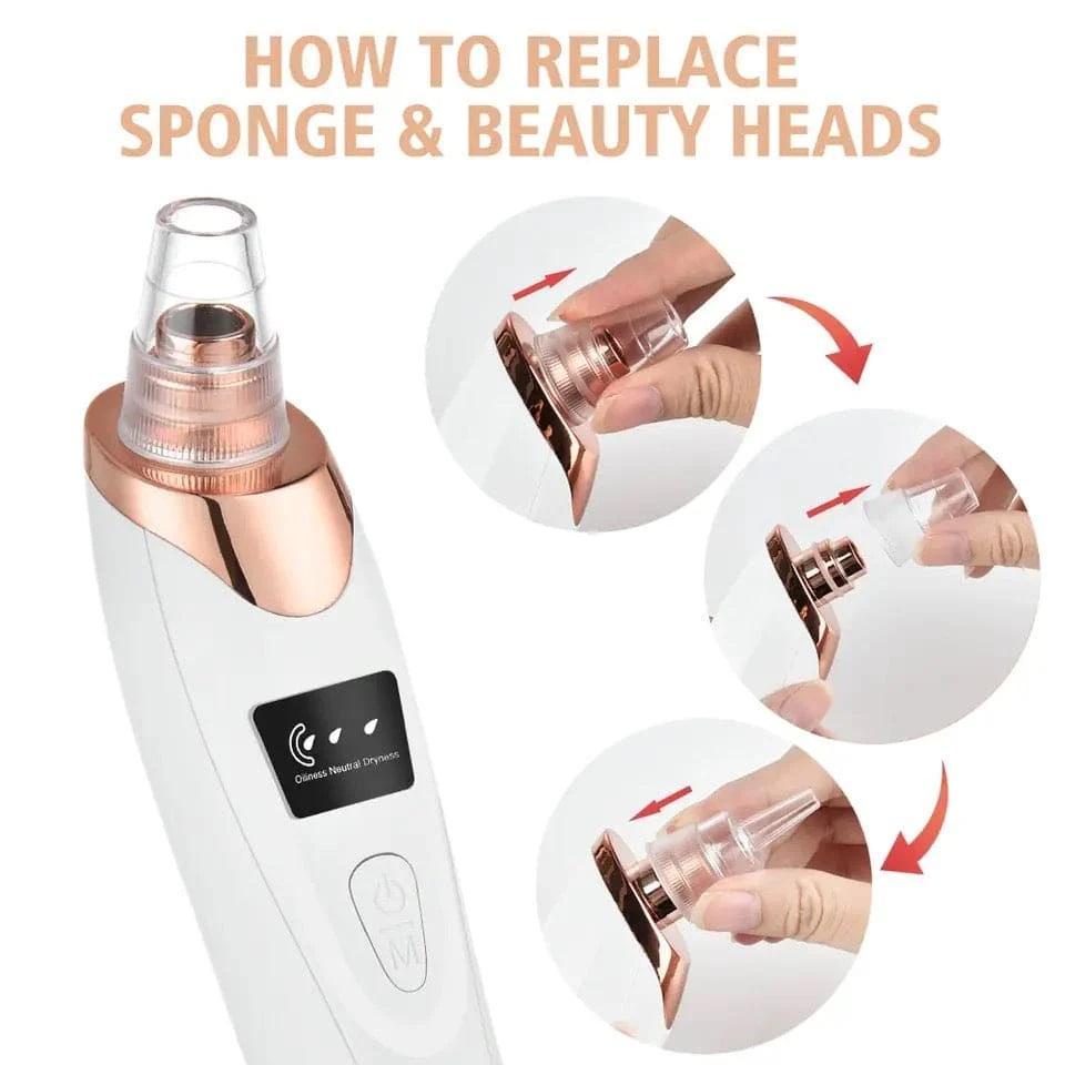 Blackhead Remover Vacuum Acne Cleaner 5-in-1 Spots Removal Device