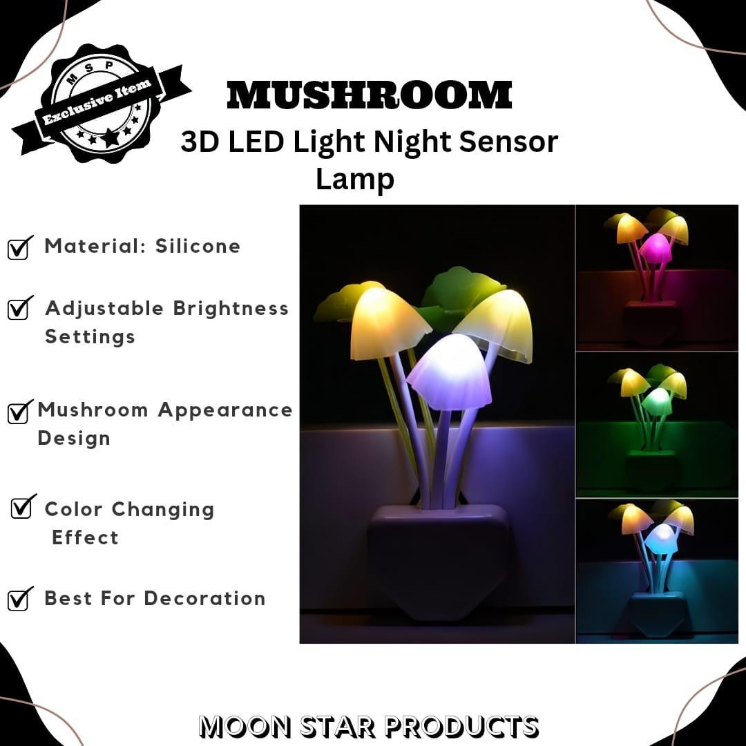 Multicolor Adjustable Mushroom LED Night Light